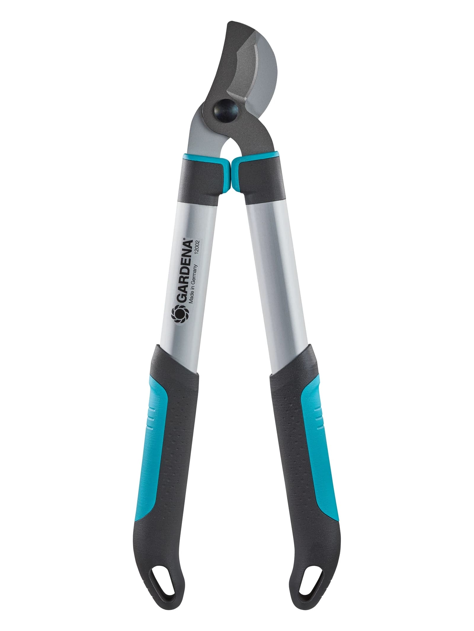 מזמרת ענפים GARDENA EasyCut סגורה, ידיות אלומיניום קלות