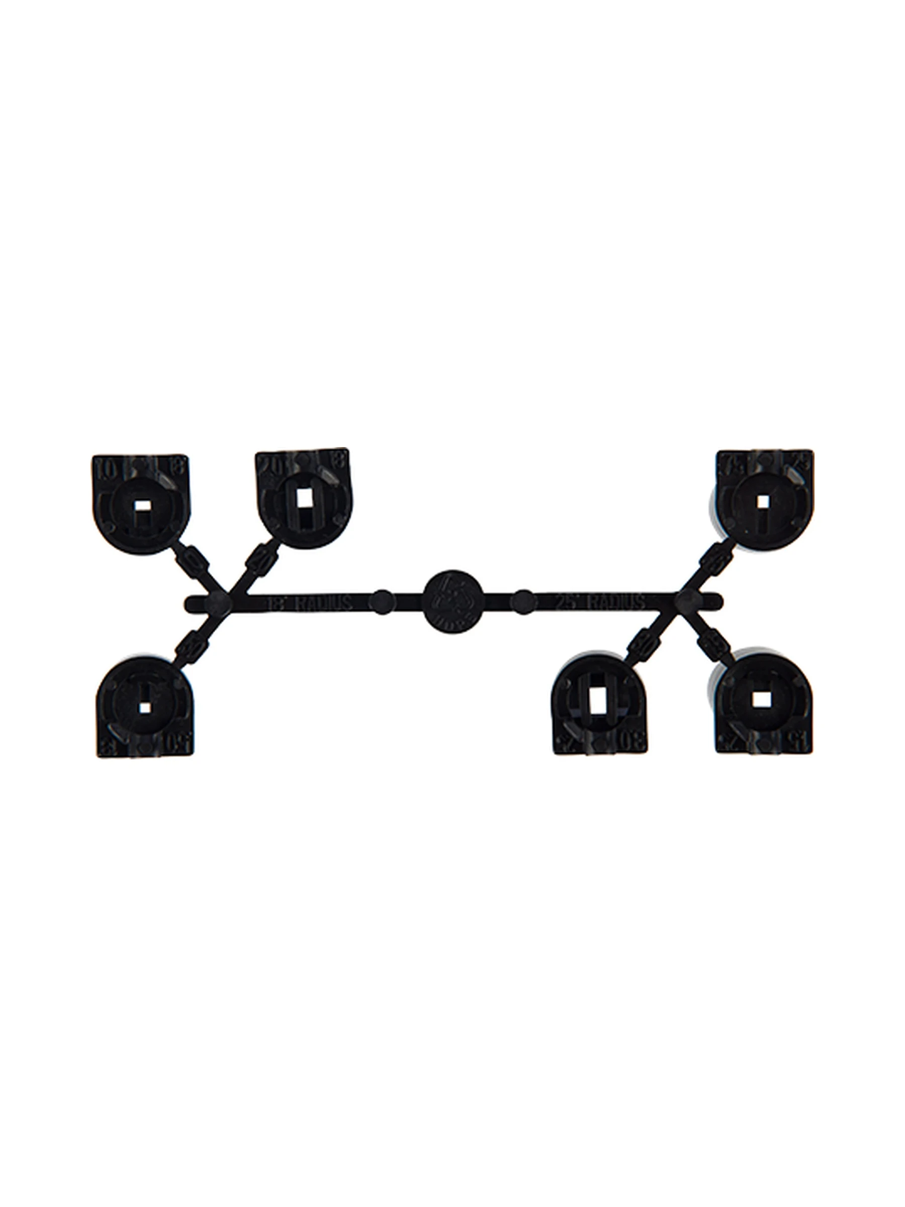 סט פיות שחורות של Hunter לרוטורים PGP Ultra ו-I-20, מחוברות לרצועת פלסטיק - משתלות הדר נוי