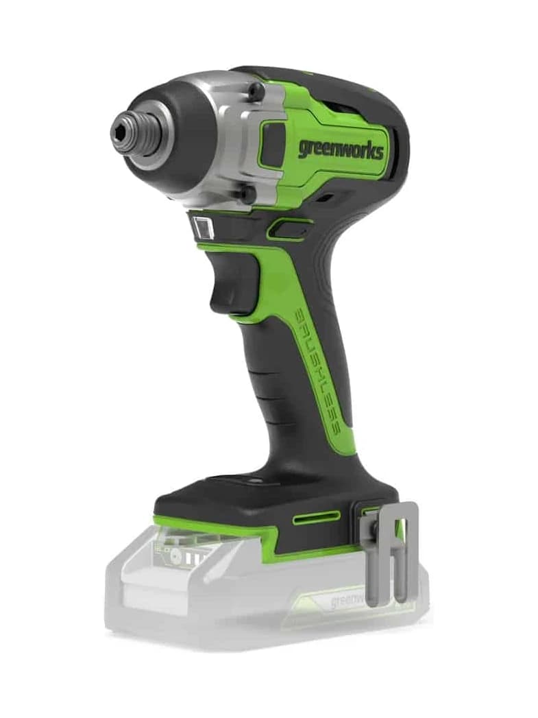 מברגת אימפקט נטענת (גוף בלבד) - Greenworks GD24ID3 Brushless 24V