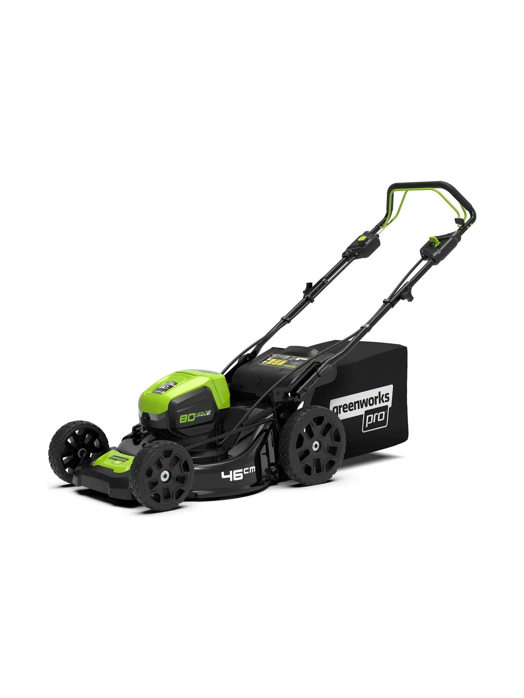 מכסחת דשא מקצועית 80V נטענת 46ס"מ – גוף בלבד greenworks