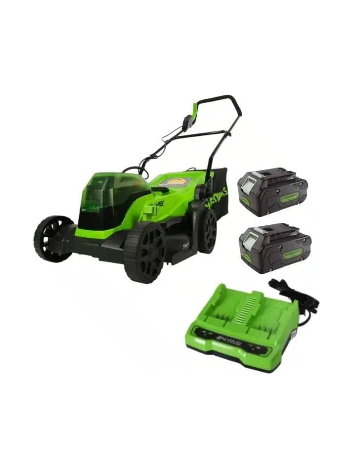 מכסחת דשא 36 ס"מ 48V (2X24V) עם 2 סוללות 4Ah +מטען Dual Port 4A
