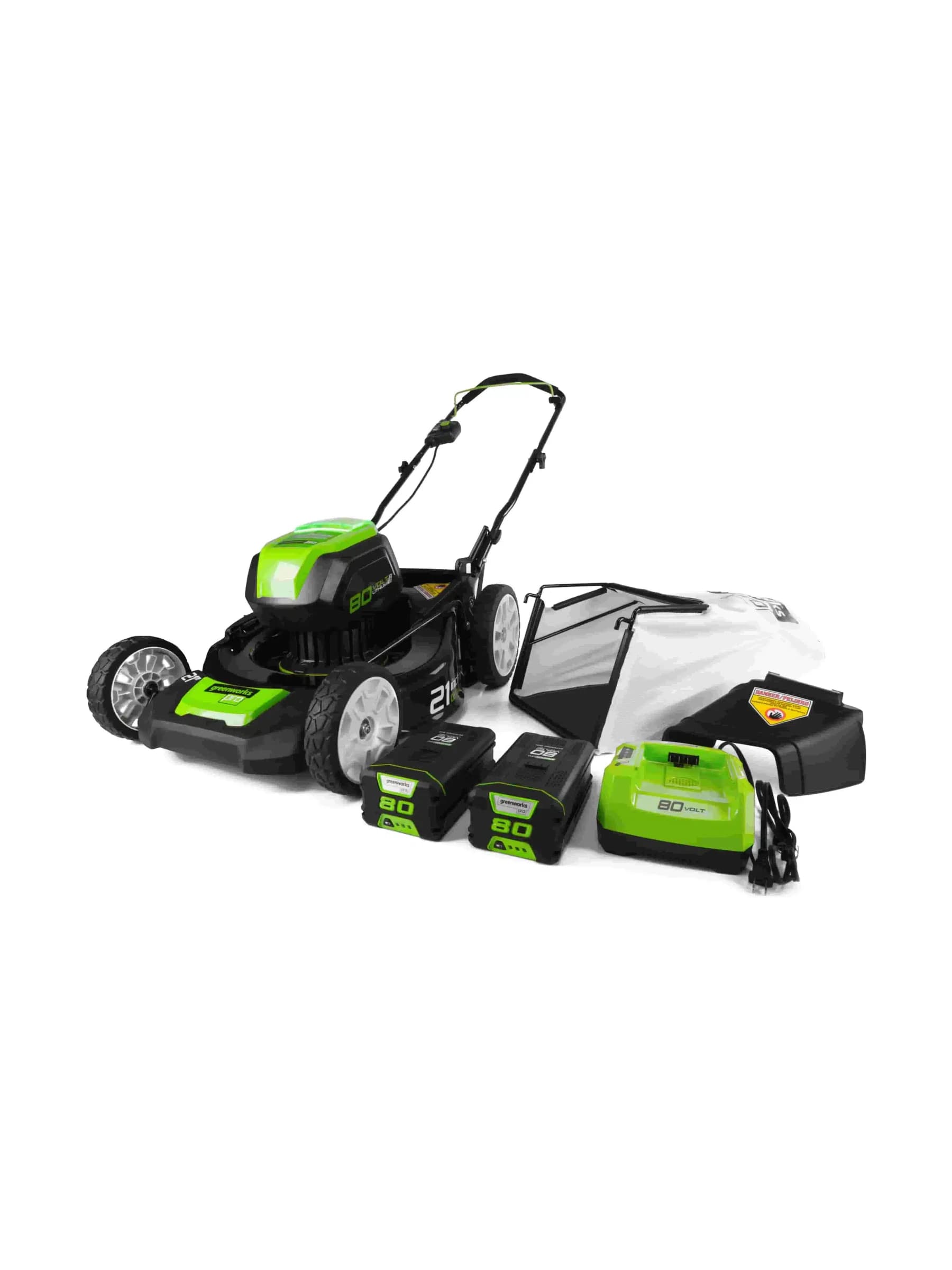 מכסחת דשא 80V נסיעה עצמית46 ס"מ+שתי סוללות 2A+מטען