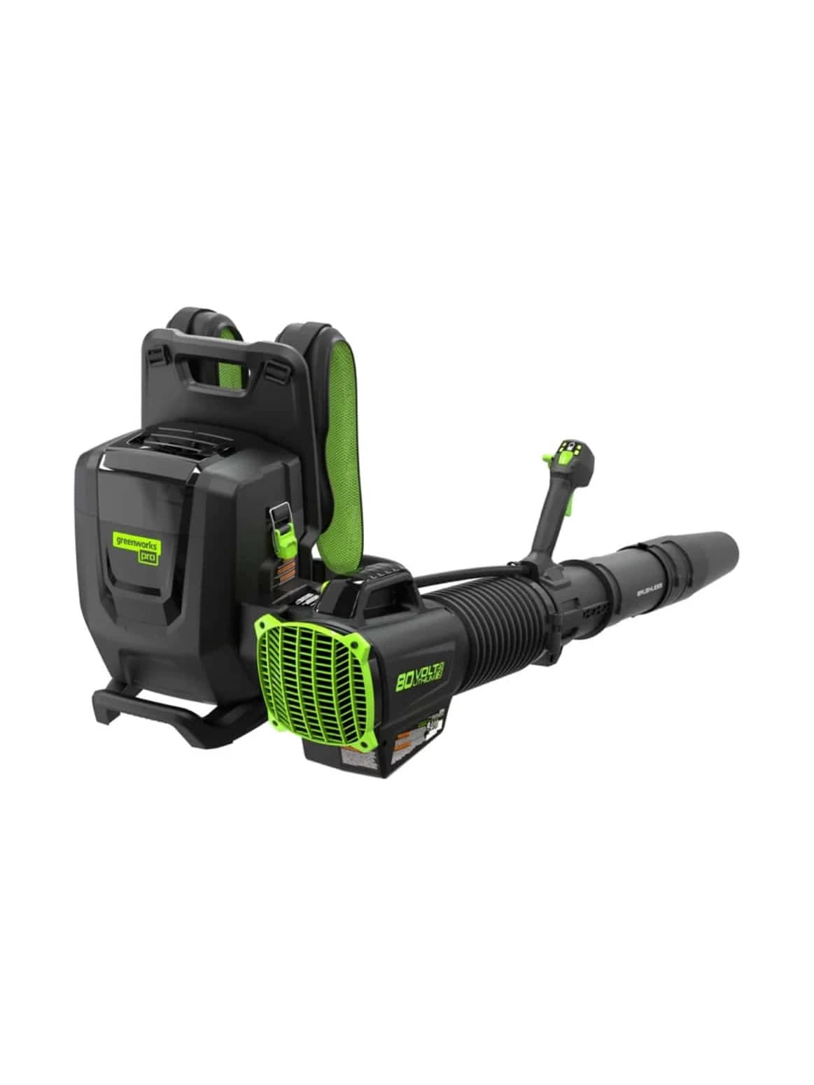 מפוח גב נטען עם בקרת שיוט וטורבו (גוף בלבד) - Greenworks BLB492 Brushless 80V Pro
