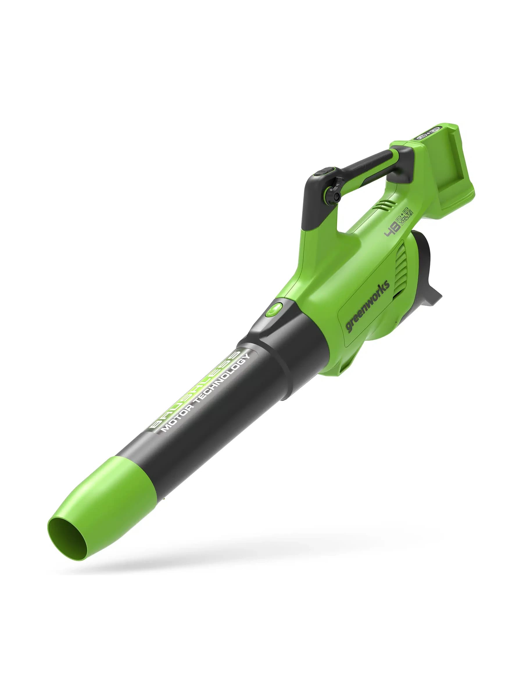 מפוח עלים נטען 48V Brushless - Greenworks GD24X2AB, גוף בלבד