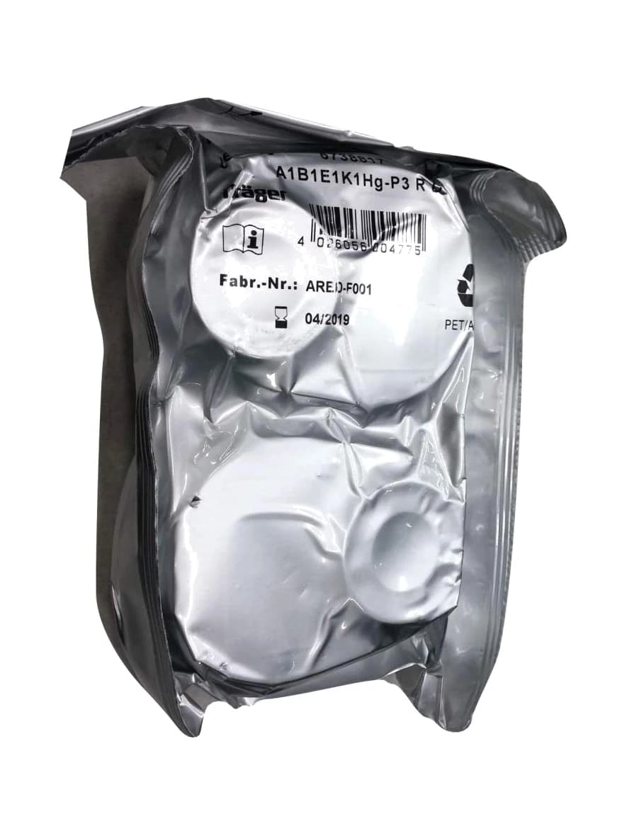 זוג פילטרים Dräger X-plore באריזה אטומה