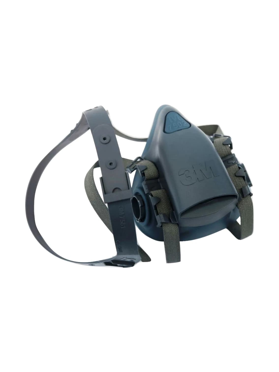 מסיכת חצי פנים 3M 7502 מסיליקון אפור עם רתמת ראש