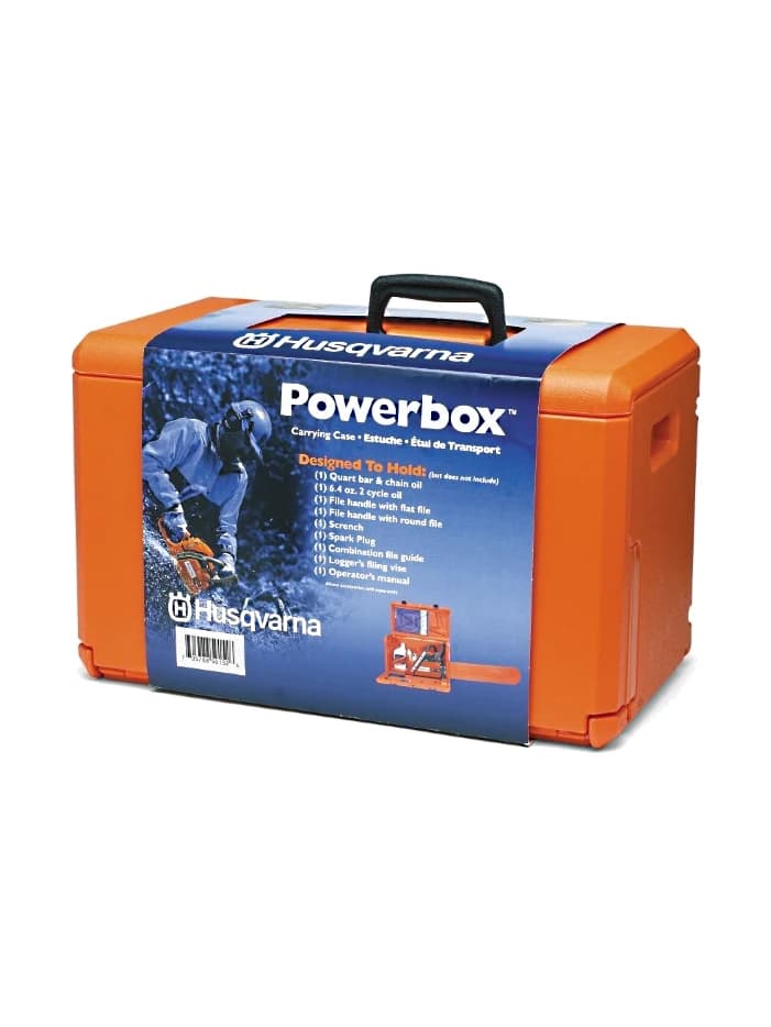 ארגז נשיאה כתום קשיח למשור שרשרת HUSQVARNA Powerbox