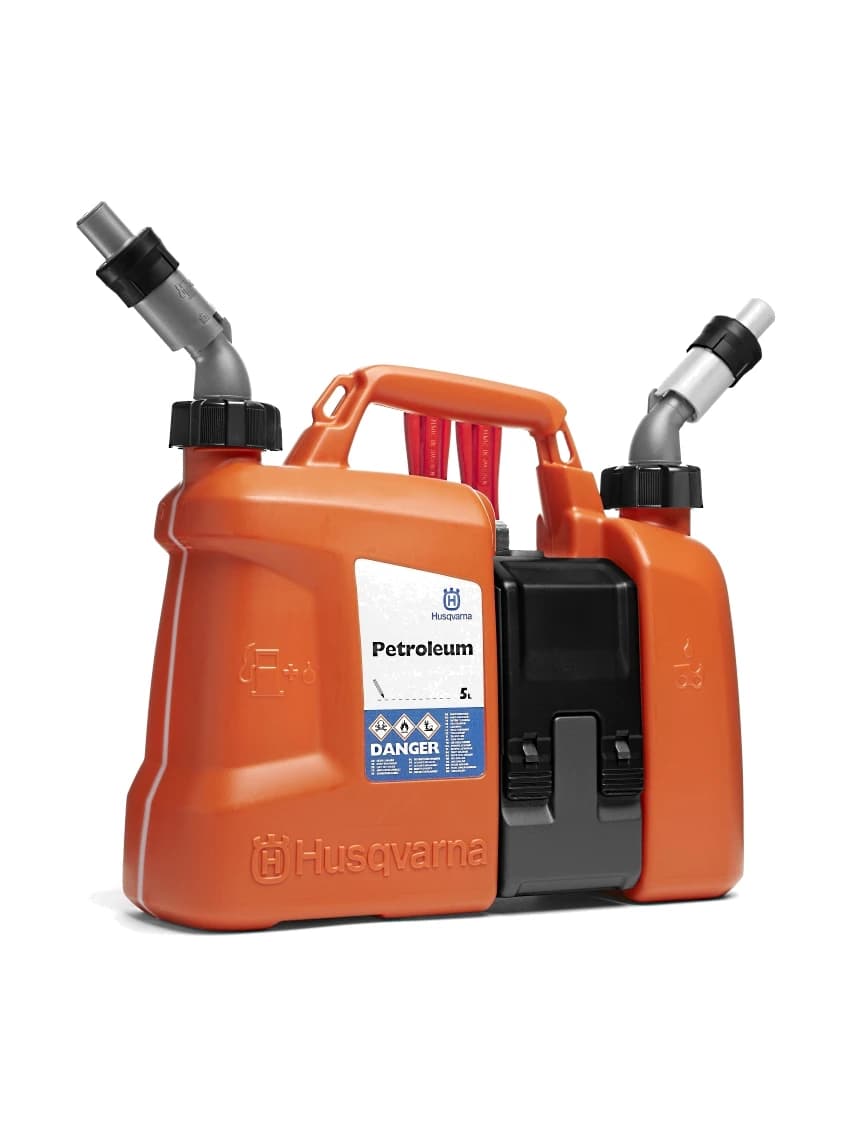 מיכל קומבי HUSQVARNA לדלק ולשמן שרשרת עם ארגז כלים
