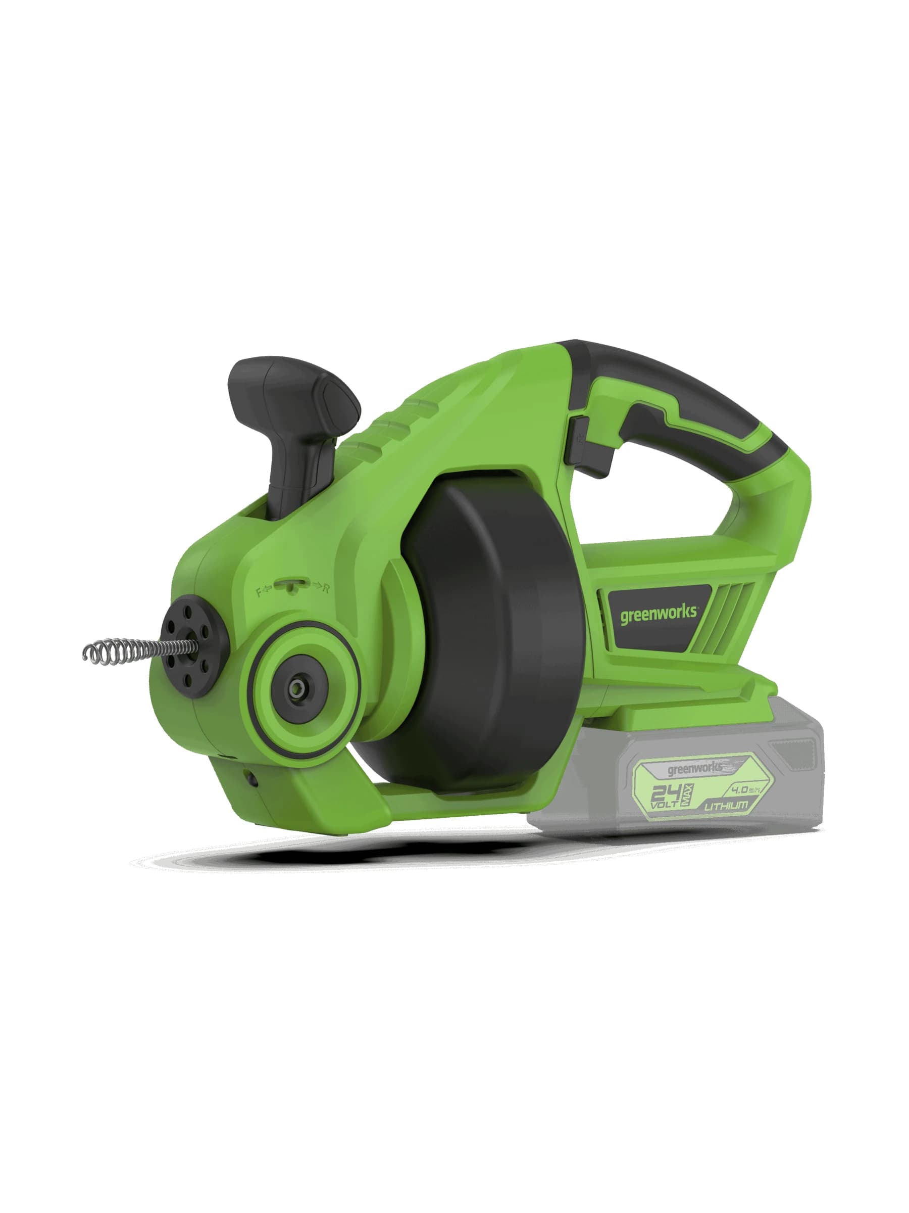 ספירלה נטענת לביוב 24V - Greenworks G24DA